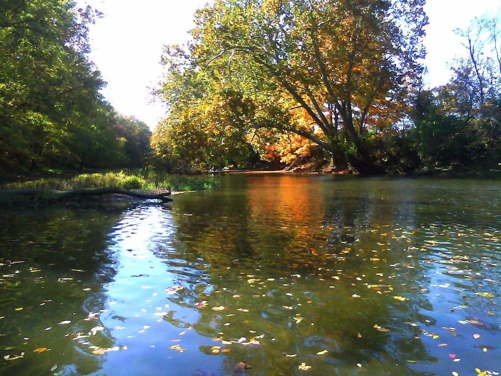 Mounds State Park - river view