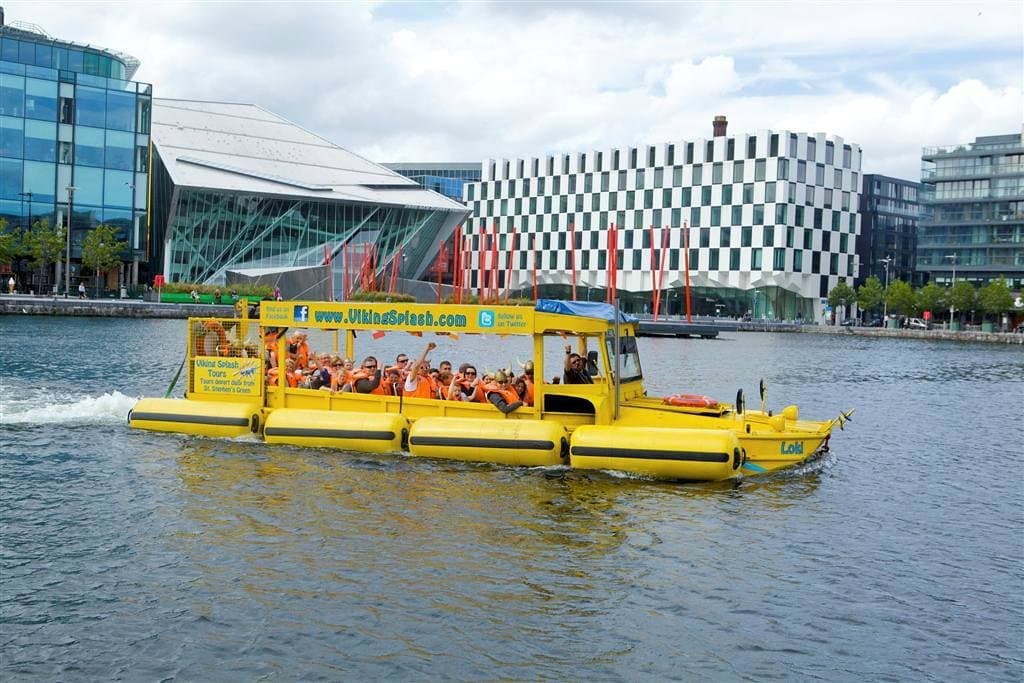 Viking Splash on the water