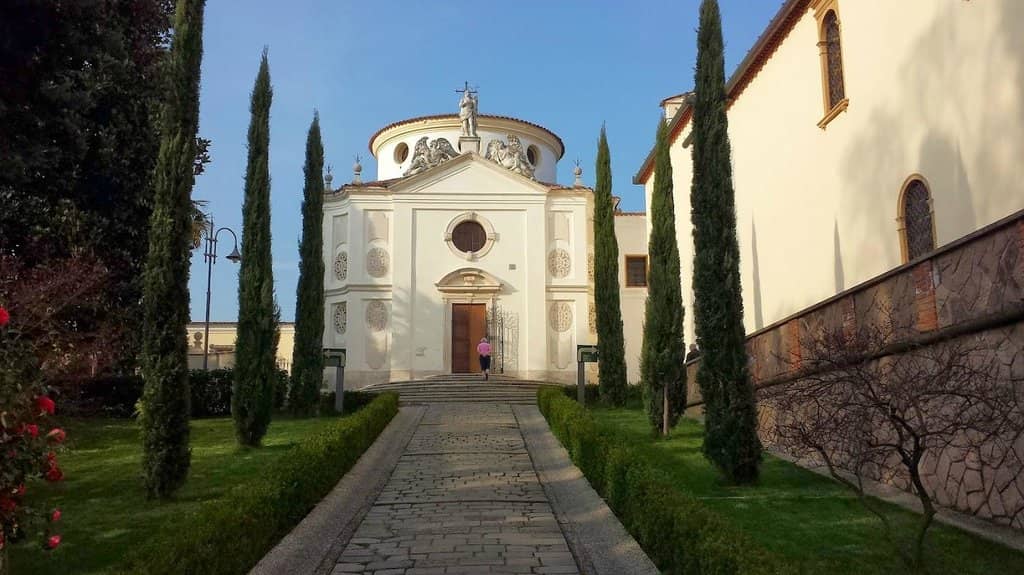 Stone and Cypress Staircase