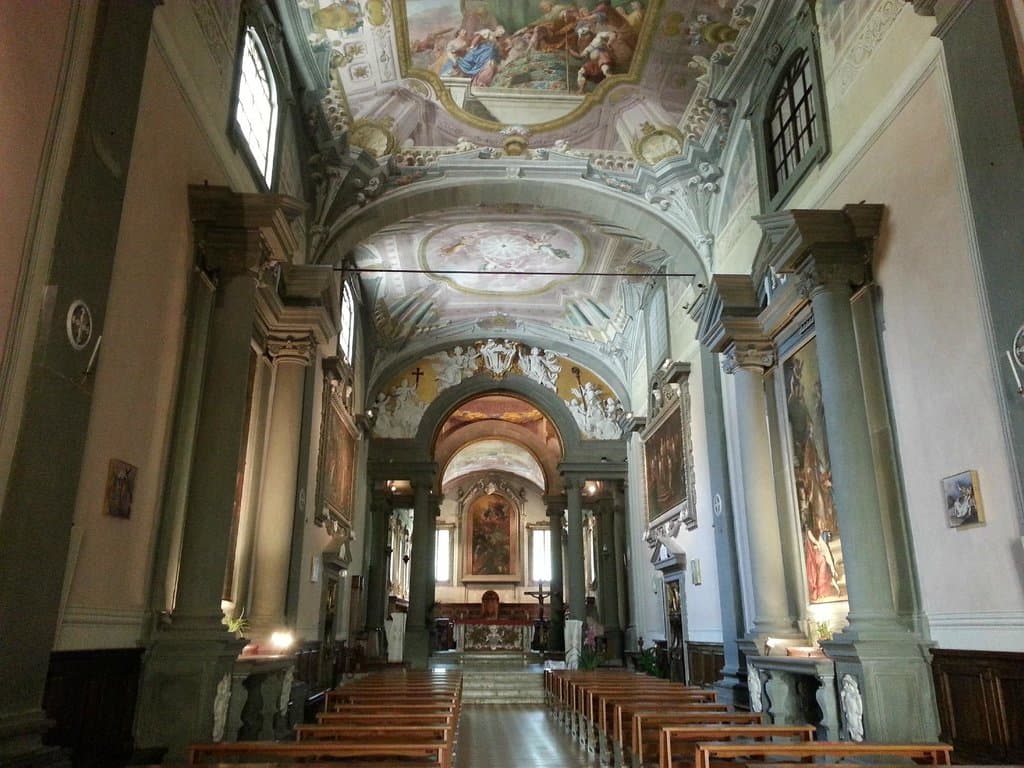 La chiesa dell'abazzia