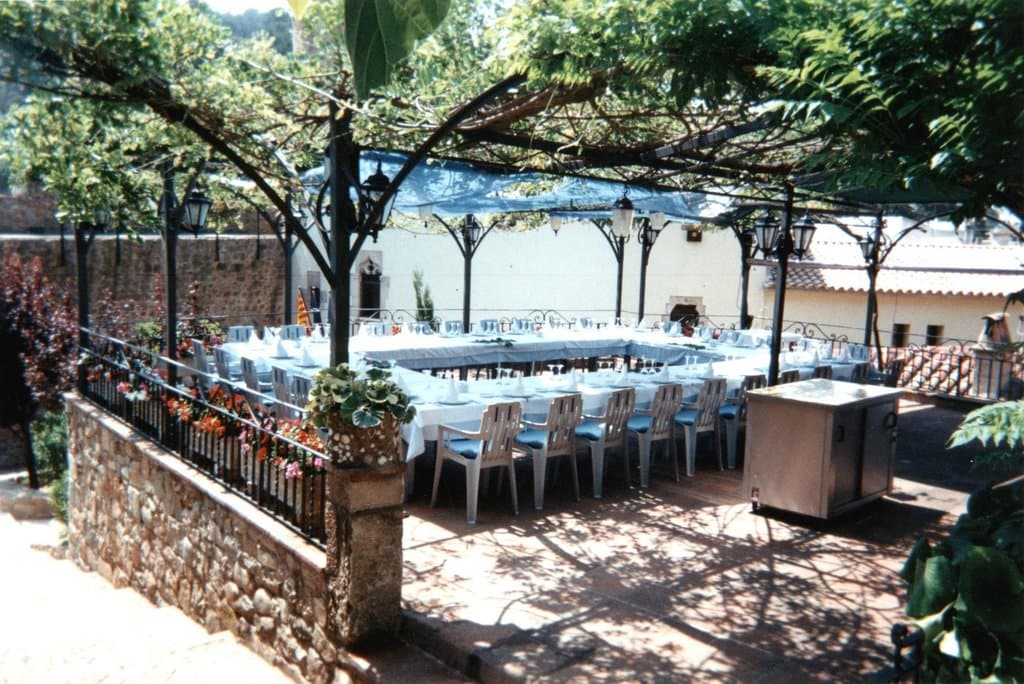 Celebración en la terraza