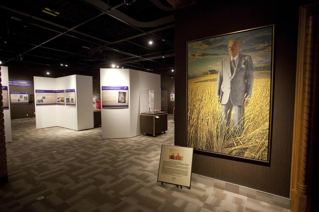 The side of our gallery that focuses on Diefenbaker's life and legacy.