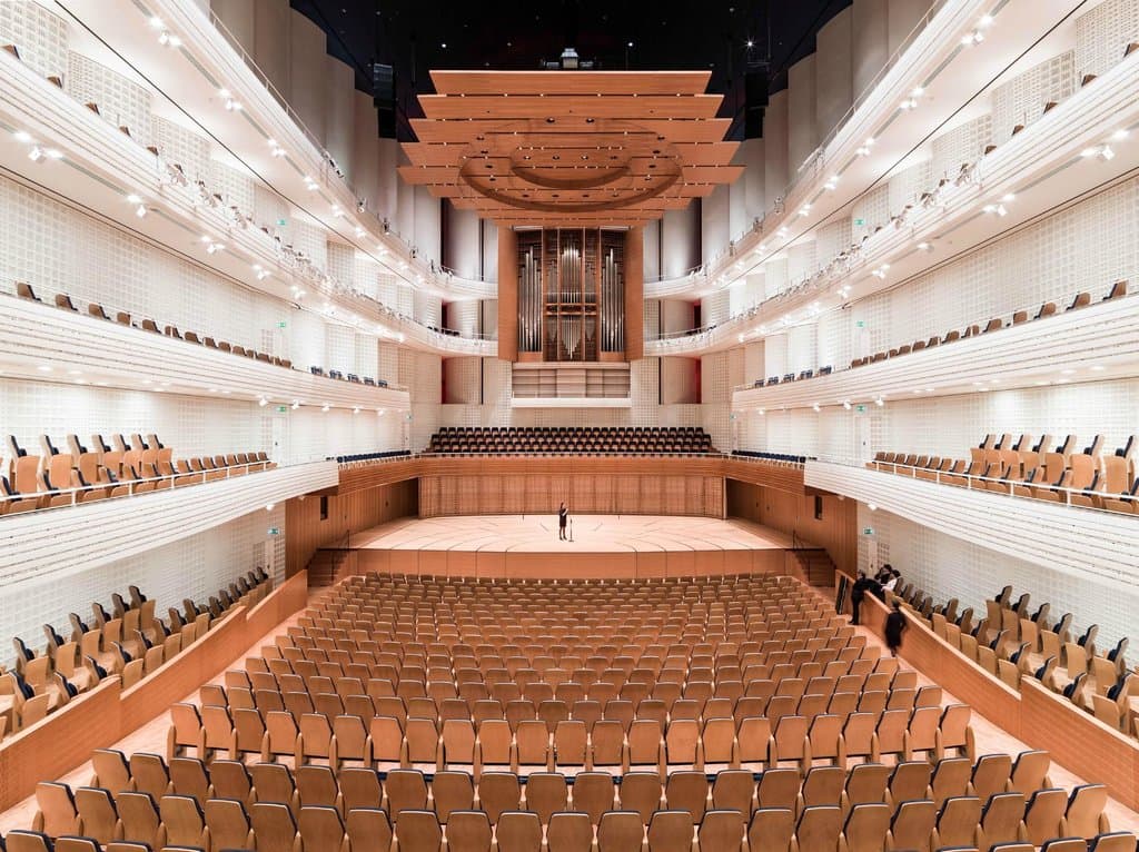 Konzertsaal - Sicht auf die Bühne