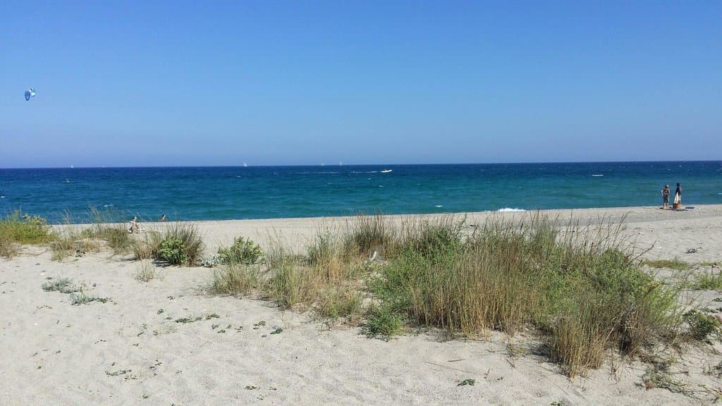 Plage sauvage réserve Mas Larrieu