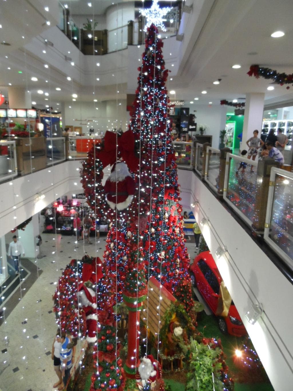 decoração de natal do shopping