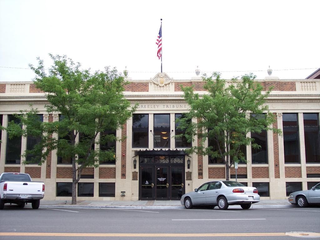 North entrance to the Greeley History Museum