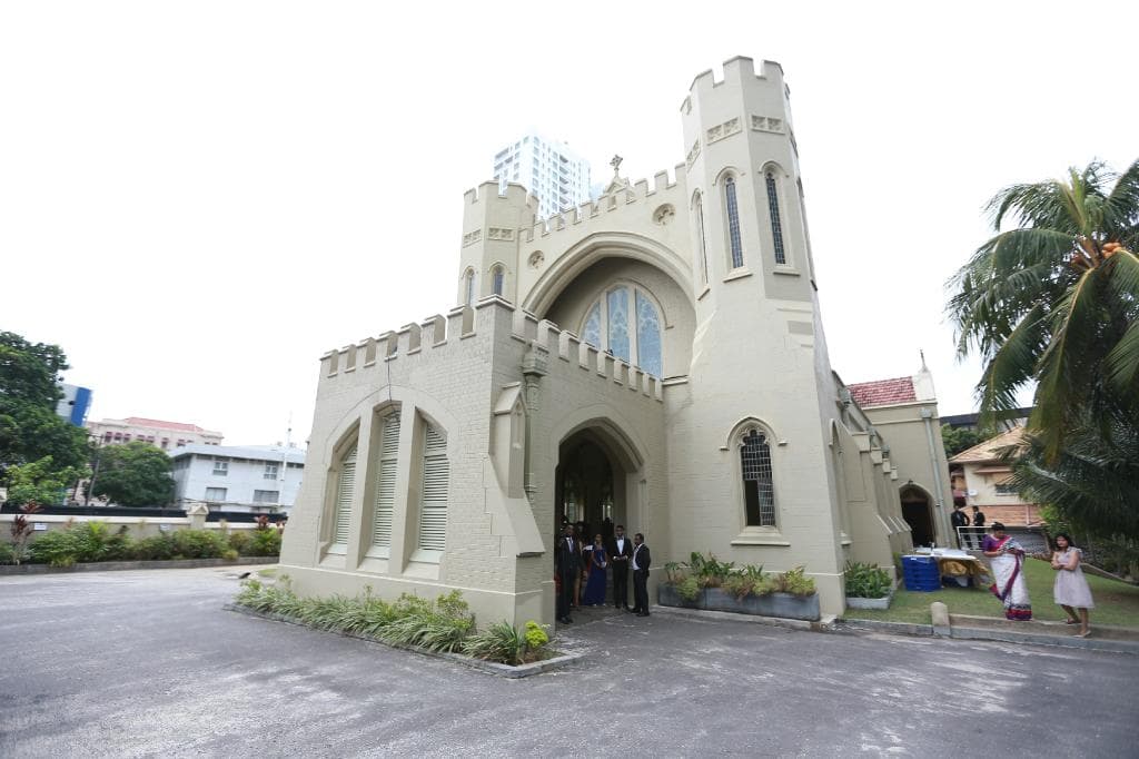 the church from the front!