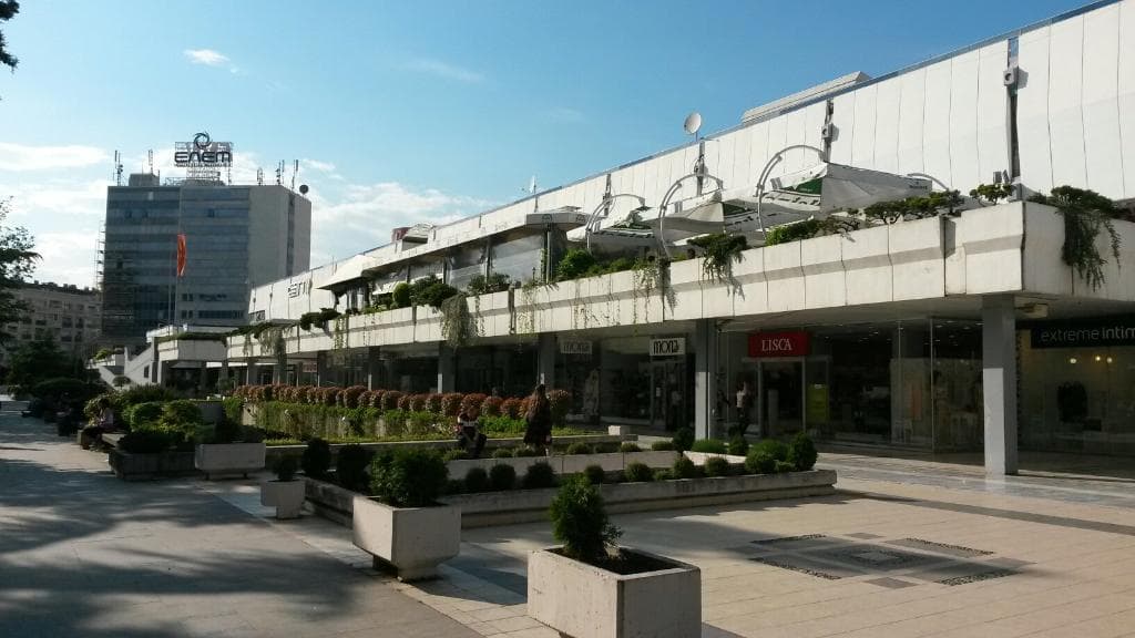 Front of the GTC shopping mall