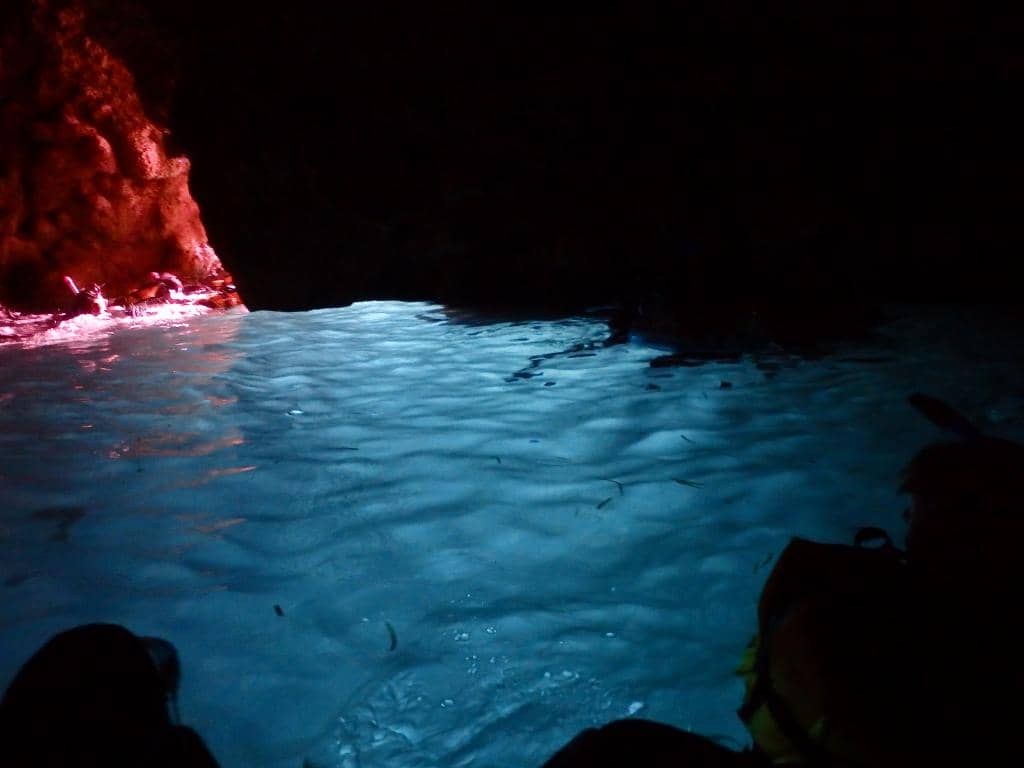 The Blue Cave's Glow