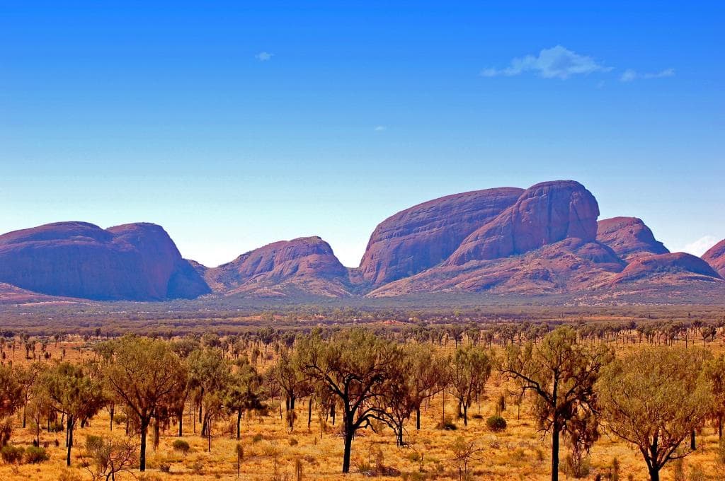 Kata Tjuta from a distance
