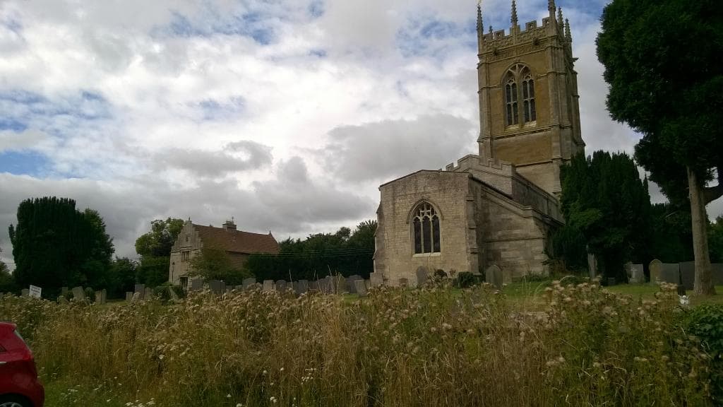 Great Ponton Church and Ellys Manor House
