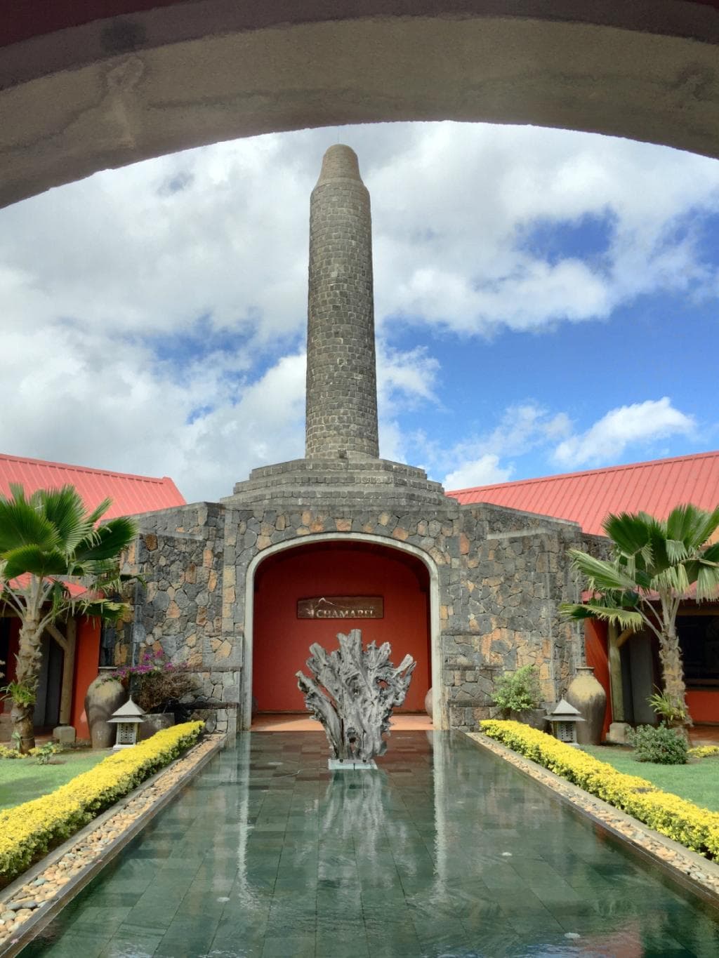 Grounds of the rum-making facility