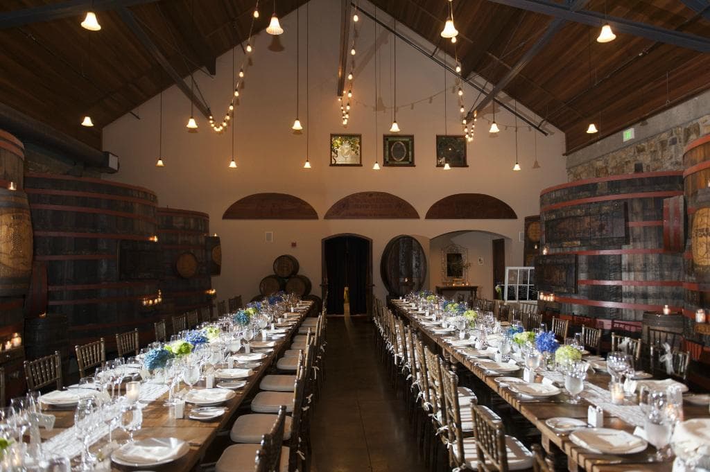 Dinner in the Barrel Room