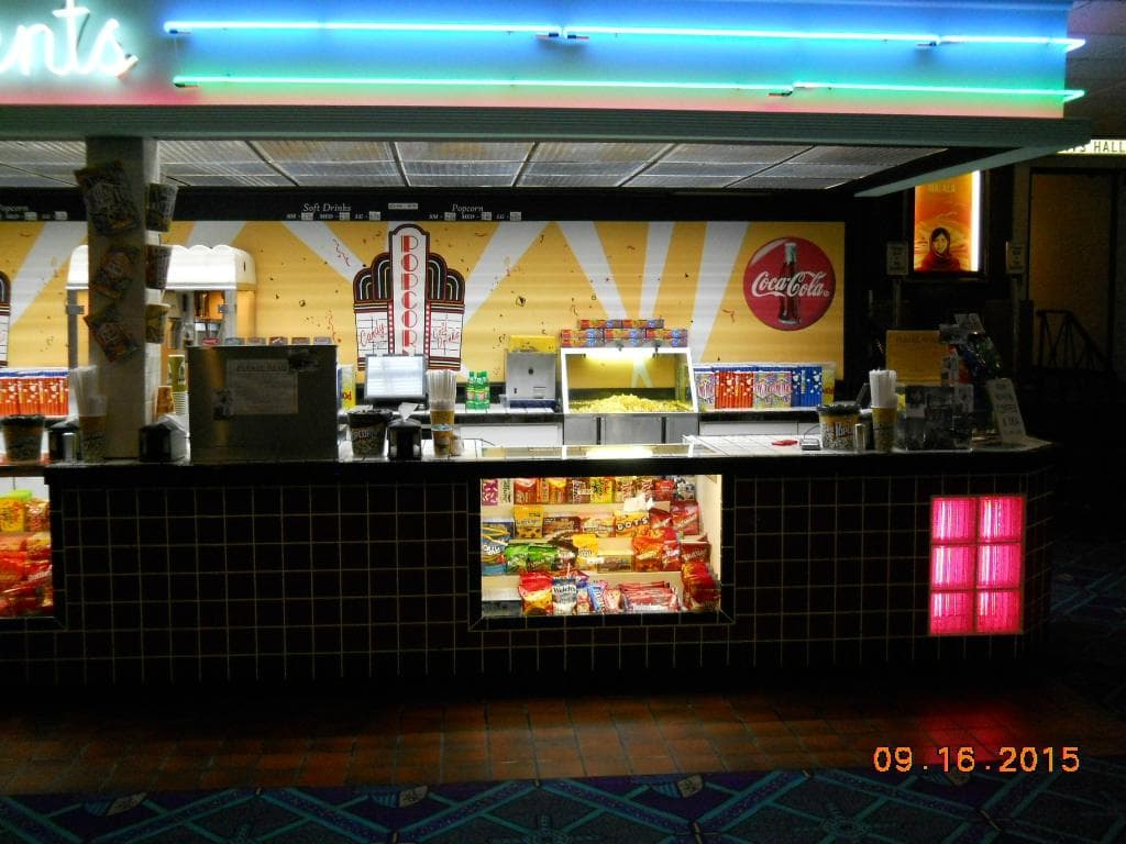 Soda Candy and Popcorn Here