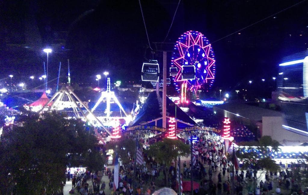 View from the cable cars