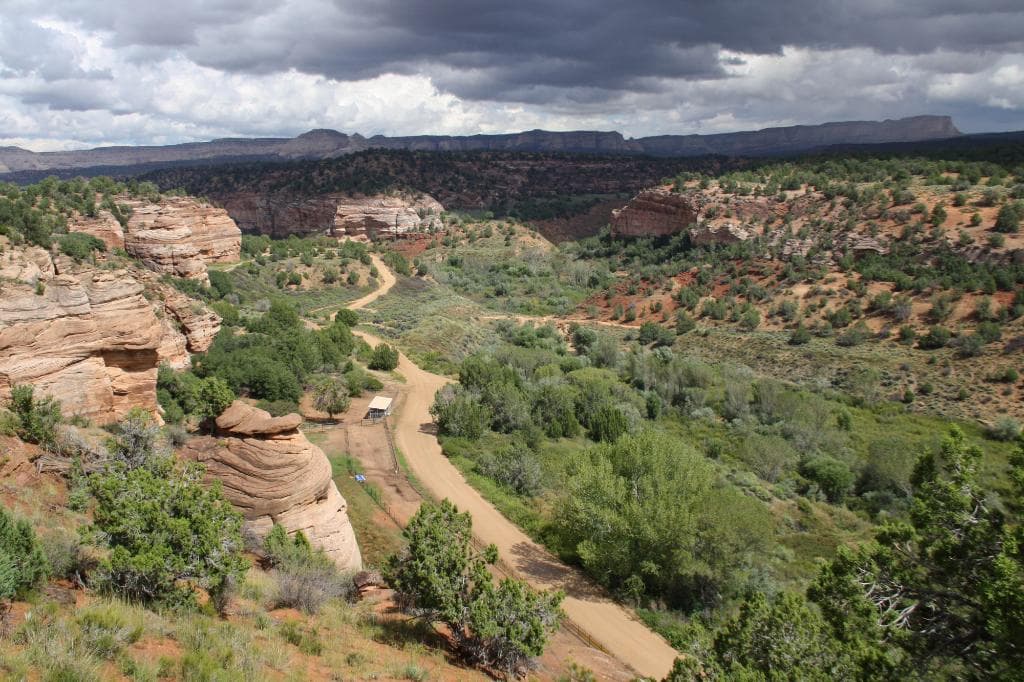 Angel Canyon from the dining room deck