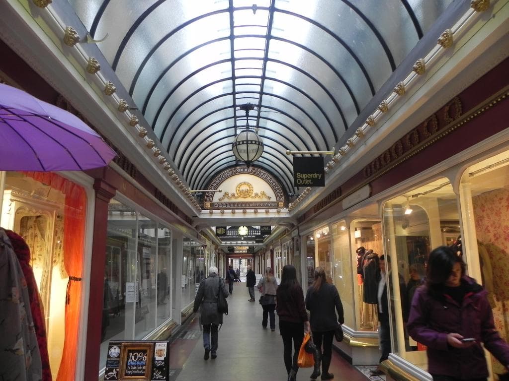 Inside the The Corridor showing roof