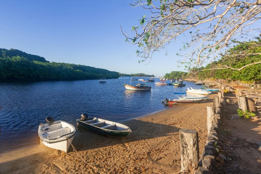 Caraíva River Sea Meeting