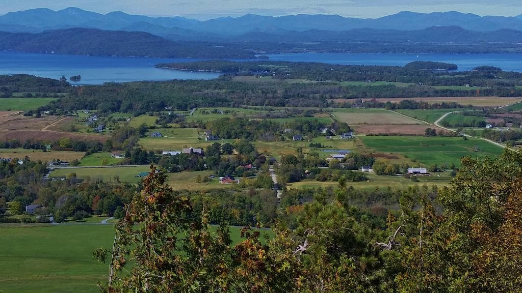 View from the top of Mt. Philo