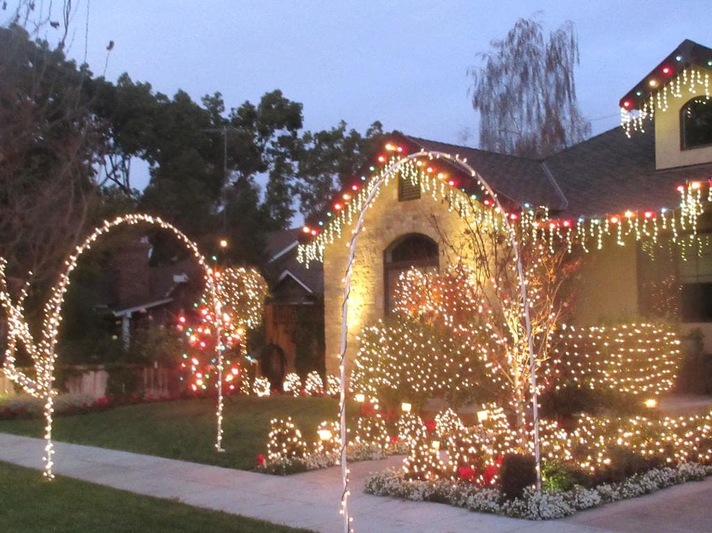 Willow Glen Neighborhood, Christmas Decorations 2015, San Jose, Ca