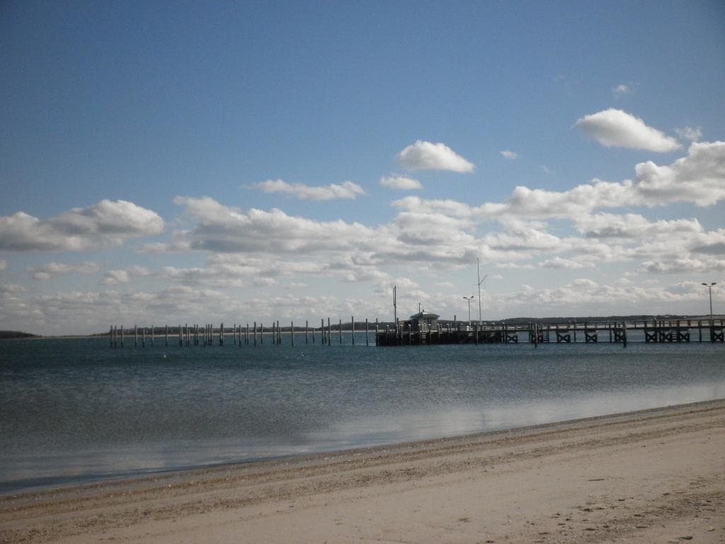 引き潮の海岸
