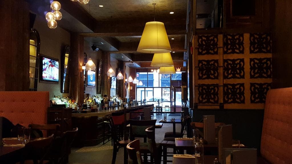 Dining room and bar