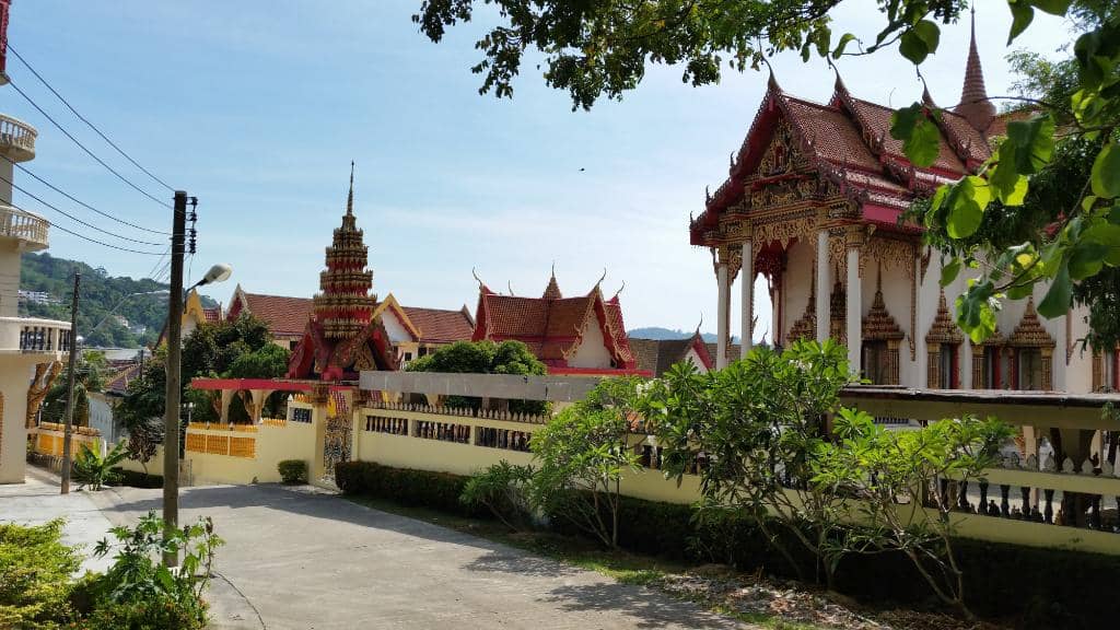 Serene Temple Grounds