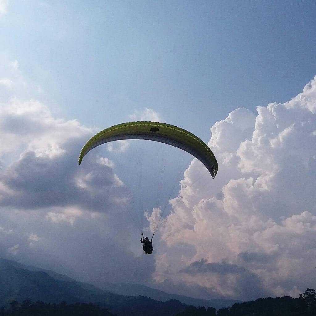 Paragliding Over Medellín