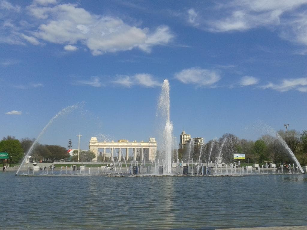 Главный фонтан.