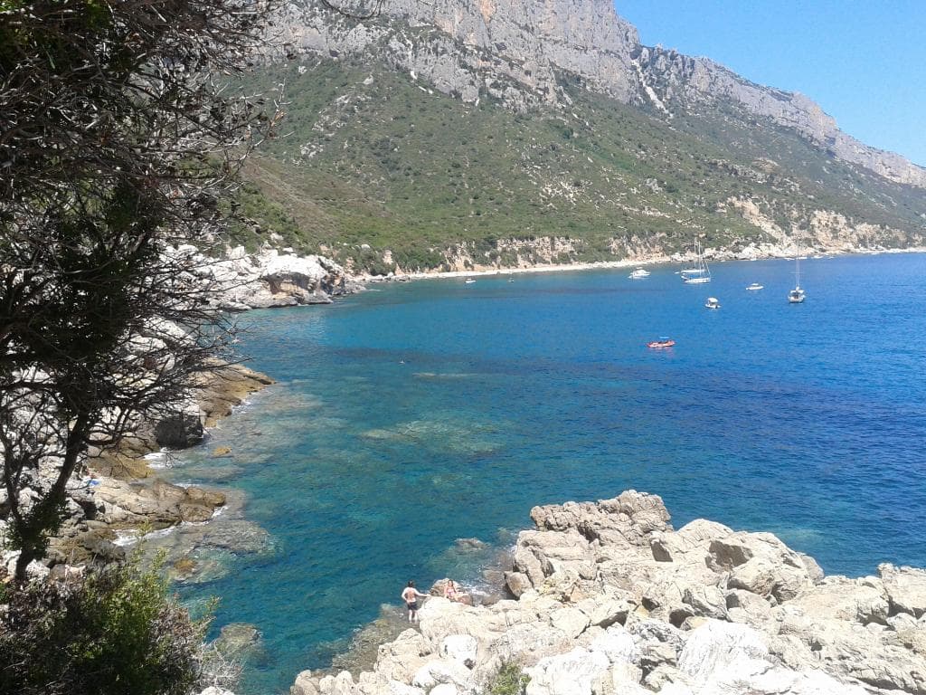 Pedra Longa rocks at the end of the steps