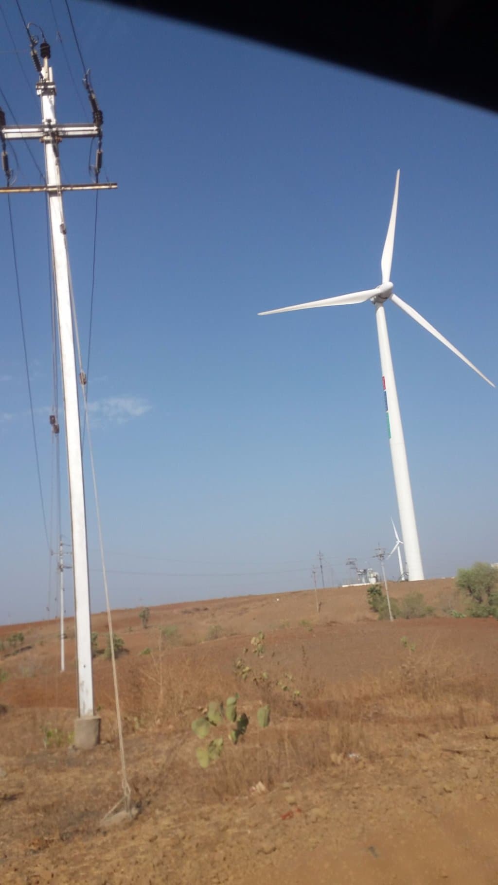 wind energy setup near sanctuary