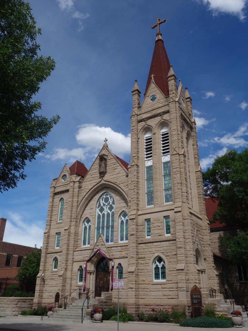 The lovely gothic exterior