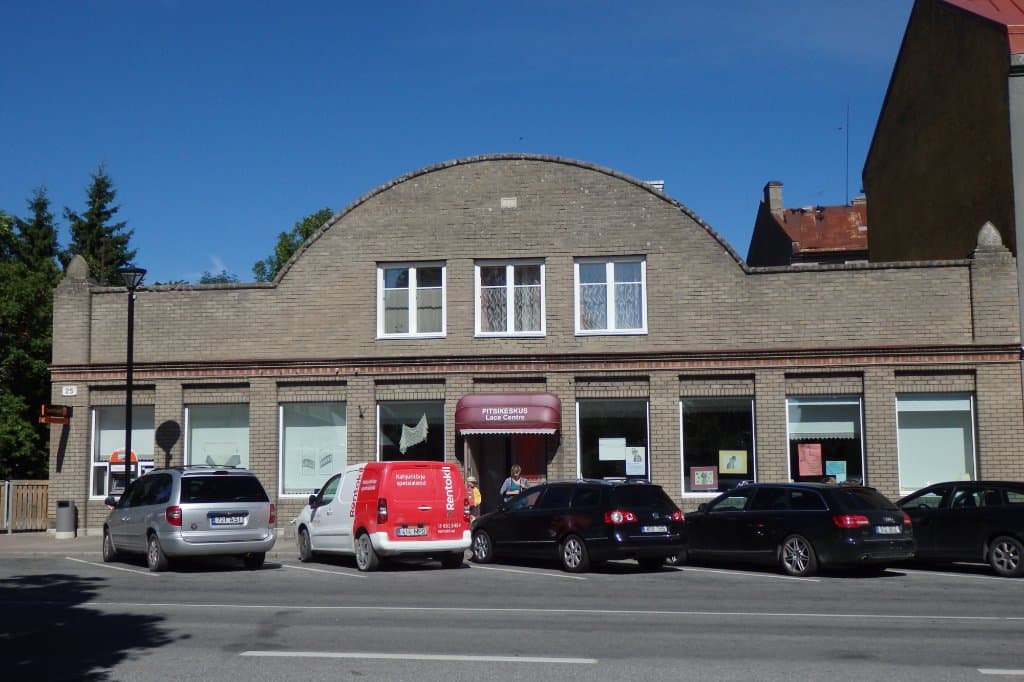 Facade of Haapsalu Lace Center (exhibition and shop center)