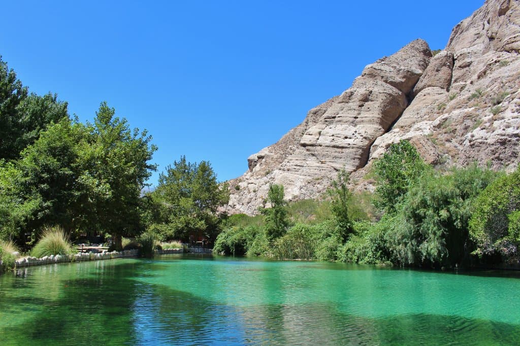 Whitewater Preserve: pond