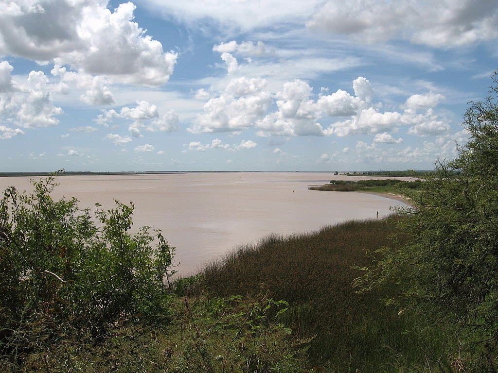 Sitio del Río Paraná donde tuvo lugar la batalla.