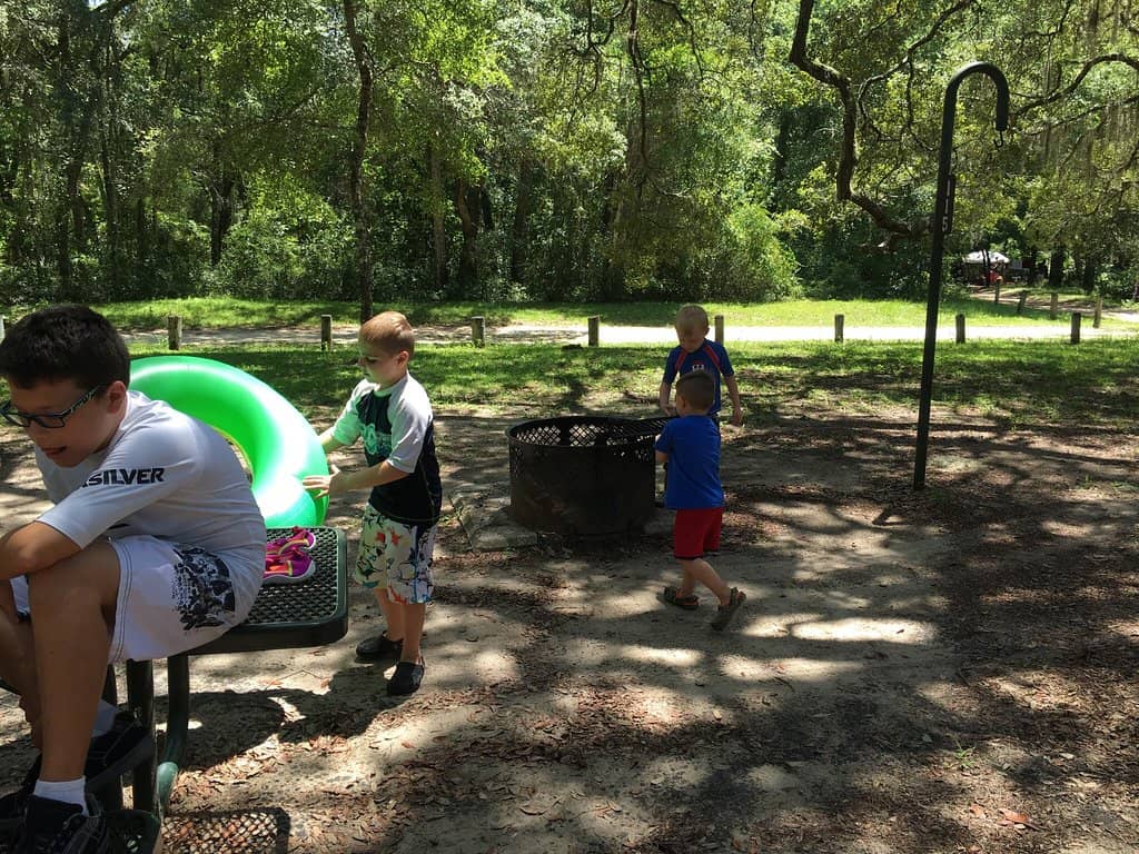 Spacious & Shaded Campsites