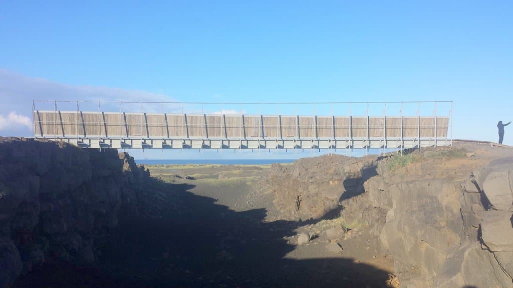 View of bridge from the center