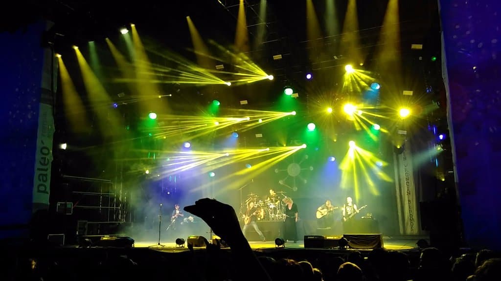 un concert sur l'une des scènes