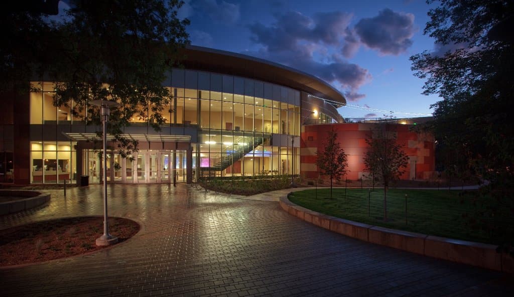 The beautiful Lincoln Center in Fort Collins, CO