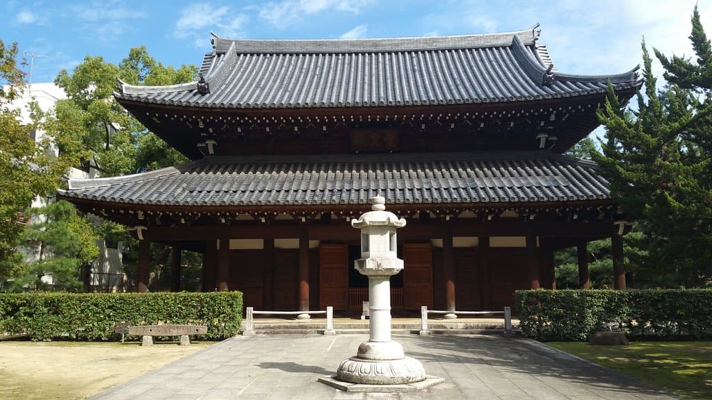 Front of the temple