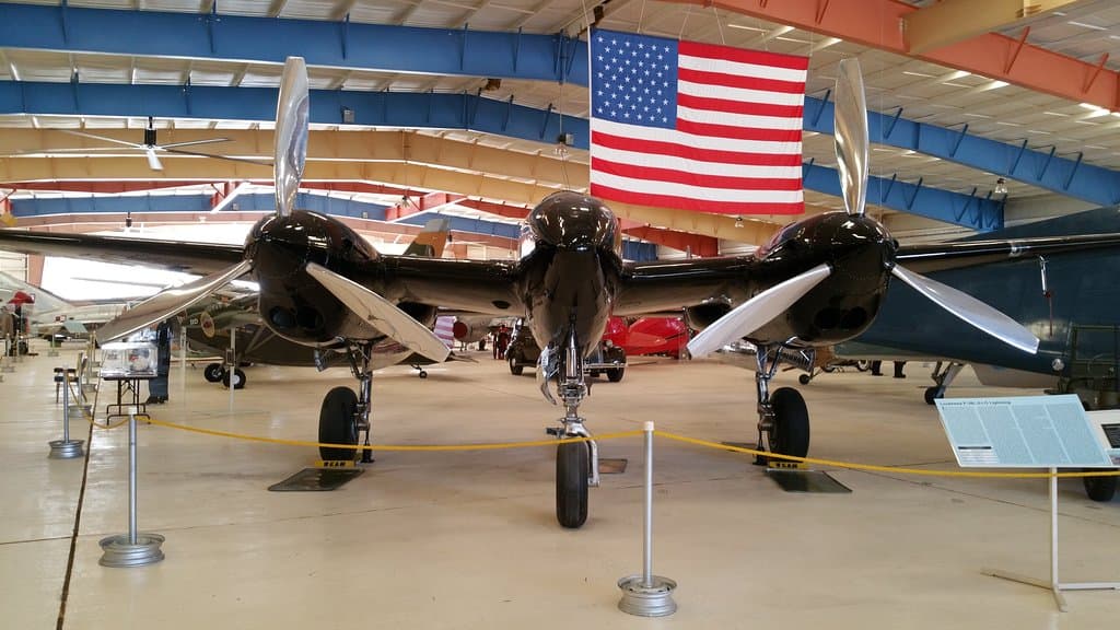 A very nice museum with quality exhibits. Well worth the price. A Lockheed P-38 Lightning and a