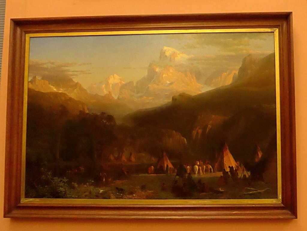 Bierstadt o/c, Wind River Range of the Rockies