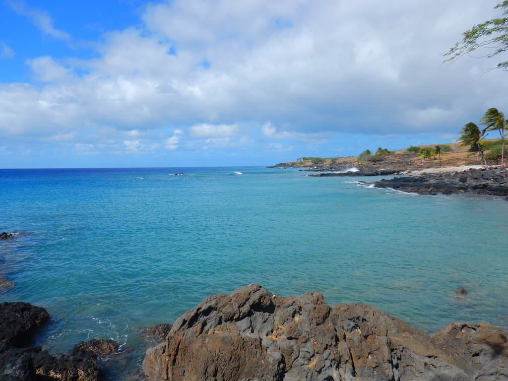 View from shoreline