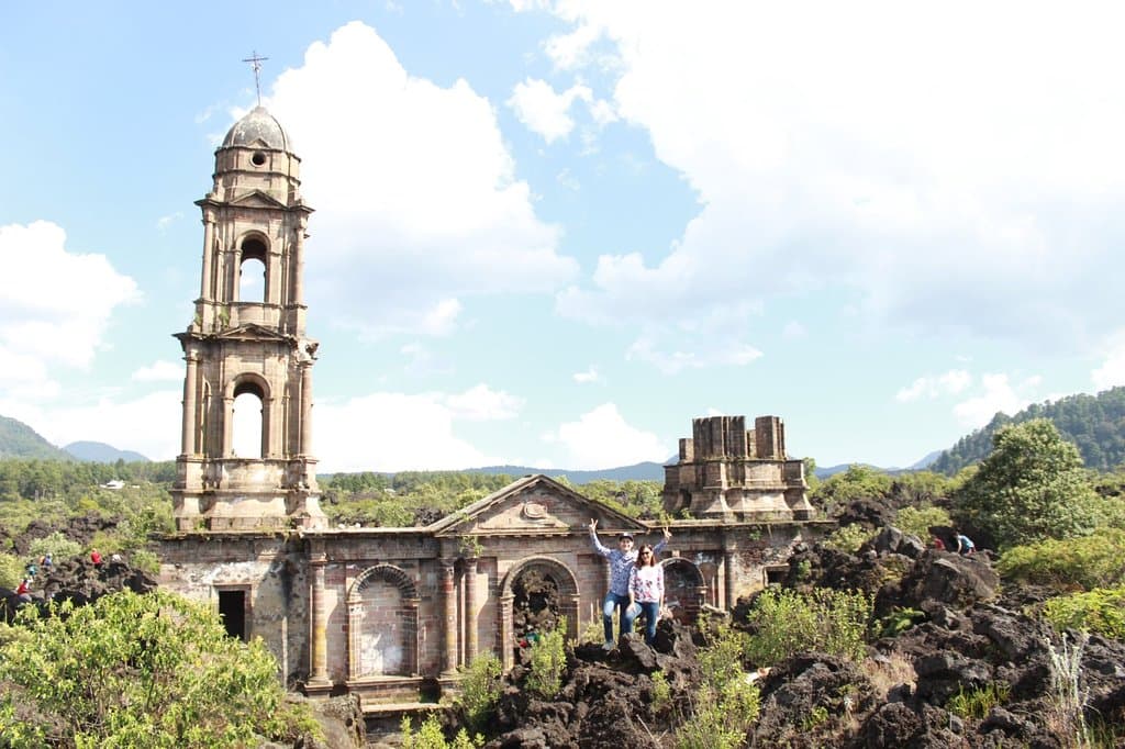 San Juan Parangaricutiro Ruins