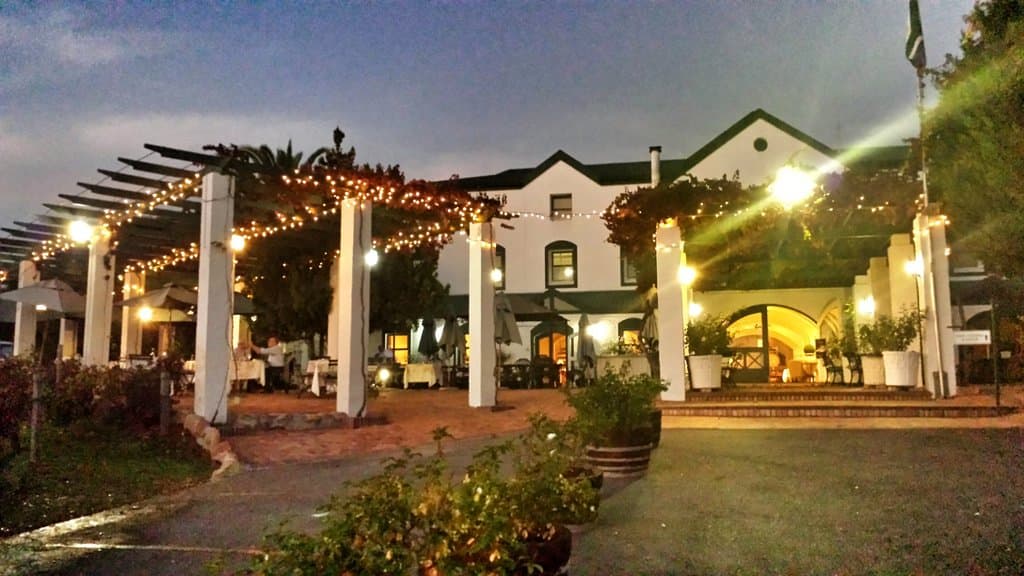 Sun downers on the terrace