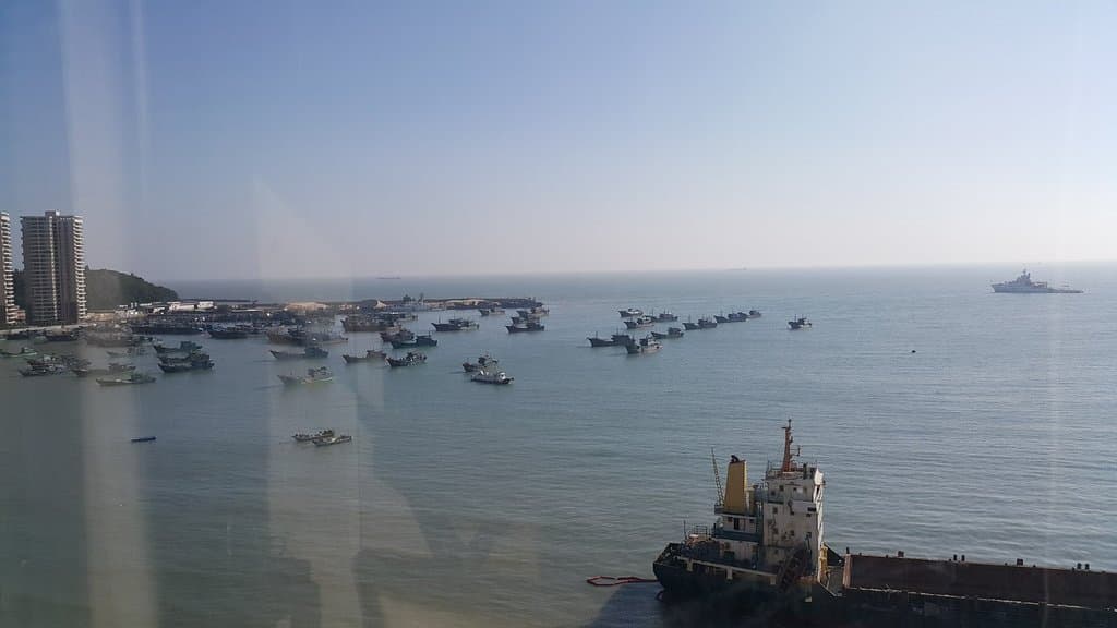 南海閣飯店十樓往外看