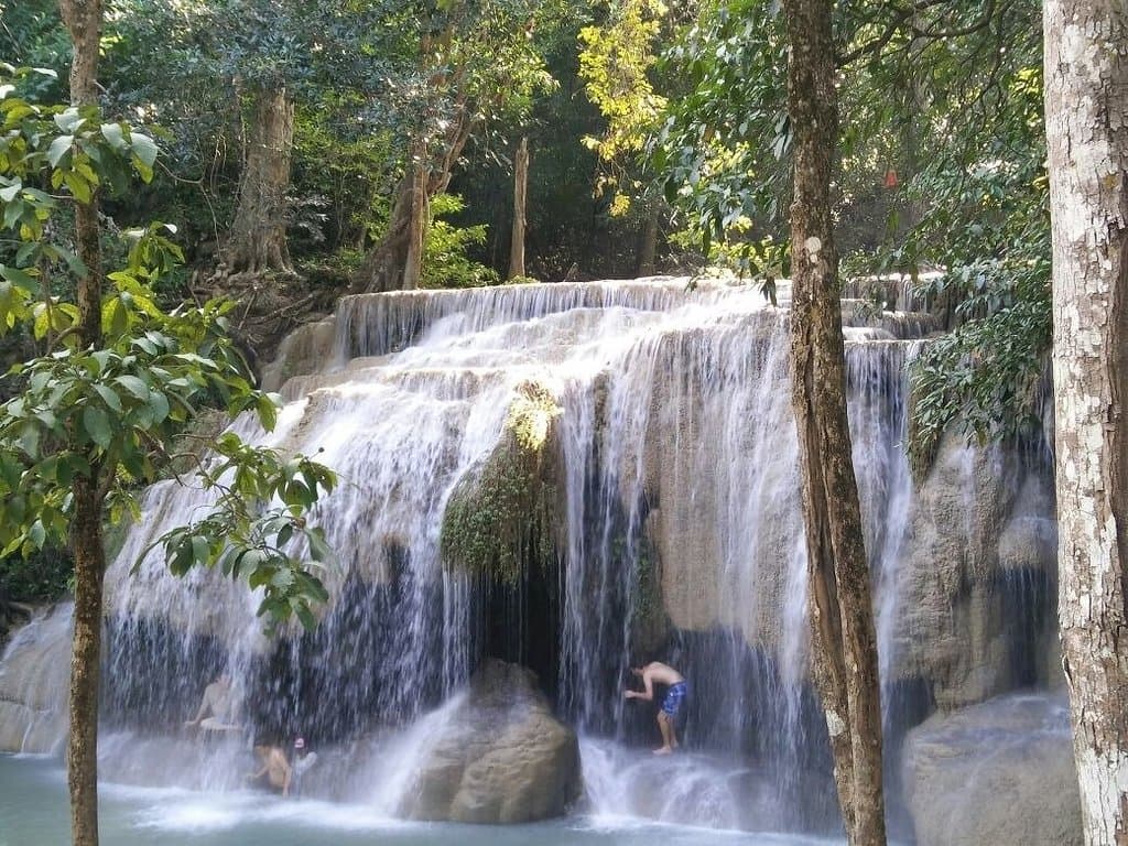 2nd tier of the waterfall