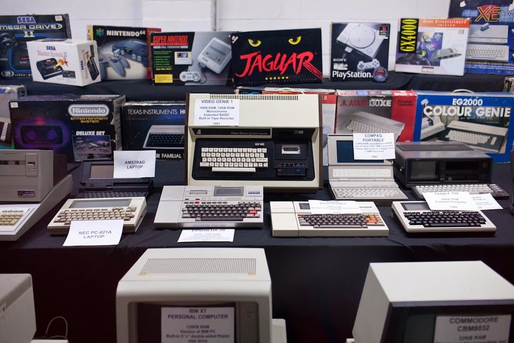 Plenty of consoles to look at and to play!