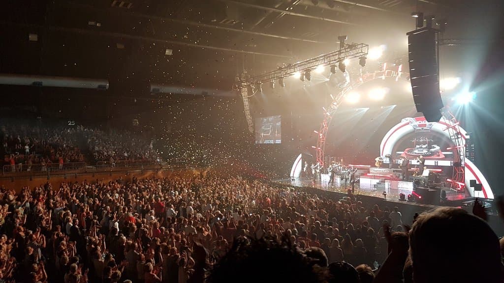 Interior of Newcastle Entertainment Centre