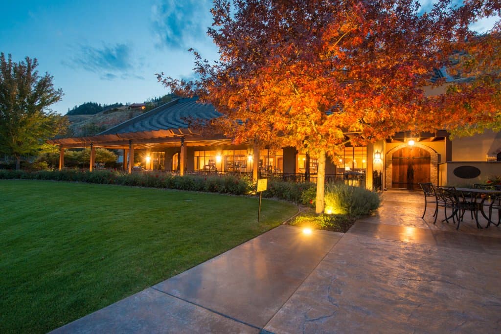 Winery at twilight